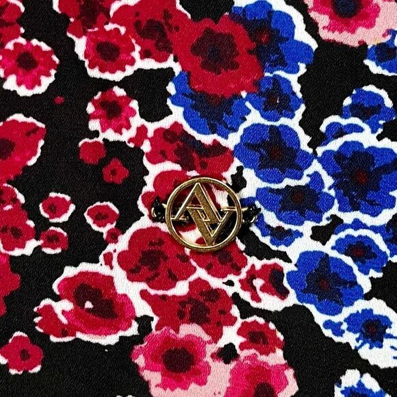 Adrienne Vittadini Floral Mock Turtleneck Large - Picture 8 of 14